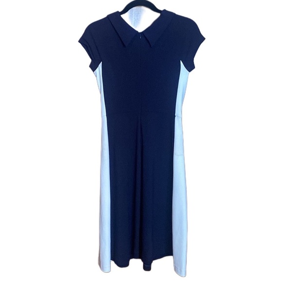 Hobbs Dresses Hobbs London Lenora Dress Sz 4 Navy/White Elegant Classy Hourglass - Picture 8 of 14